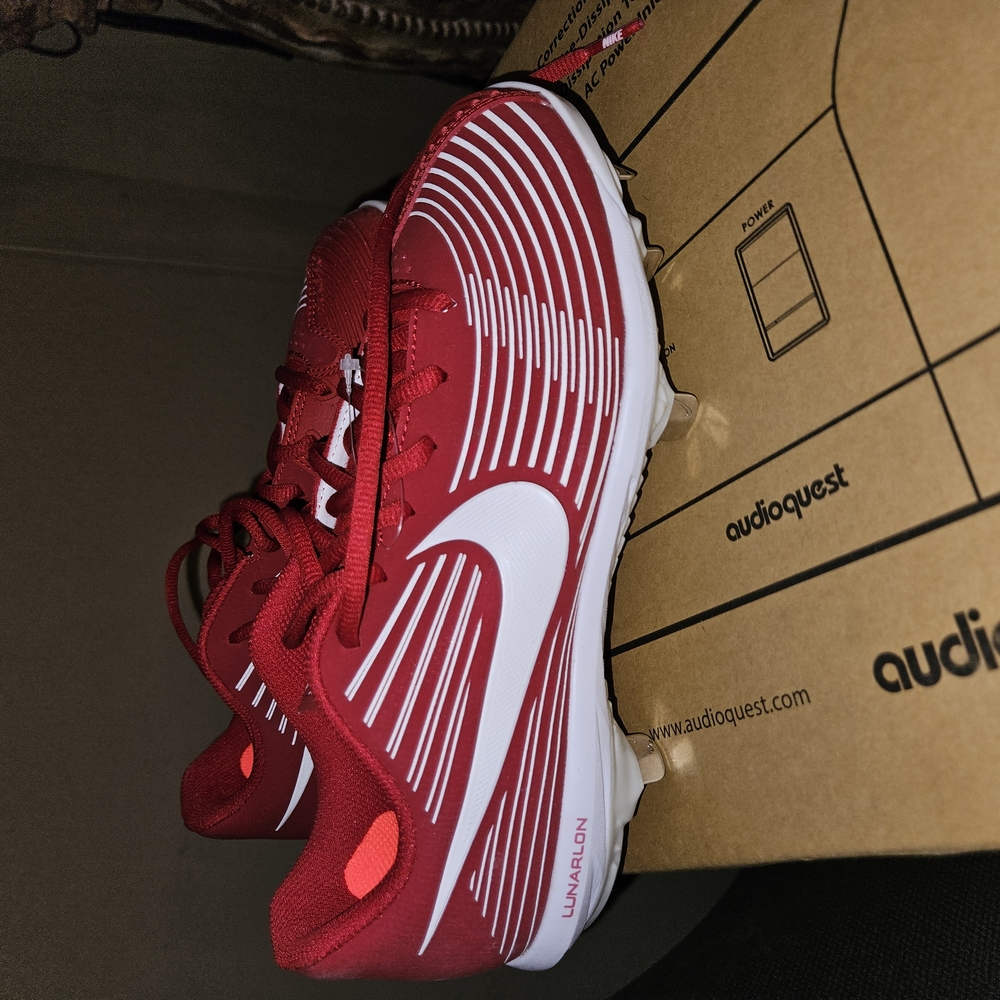 Nike Red and White Sports Shoes